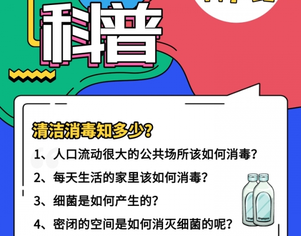 科普行、云上直播回顧|消毒清潔之行